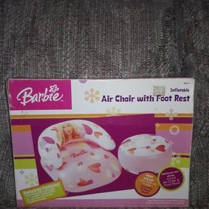 barbie inflatable chair
